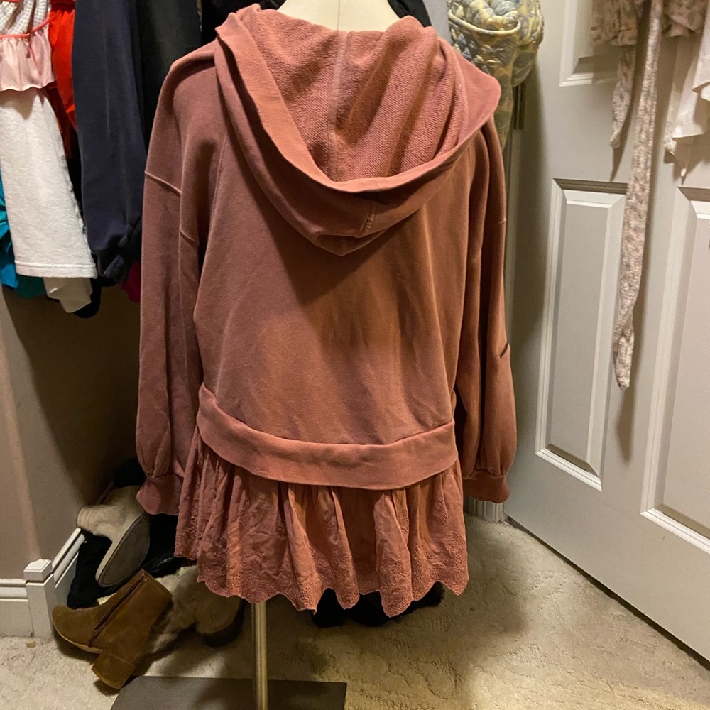 Free People long tunic with hood